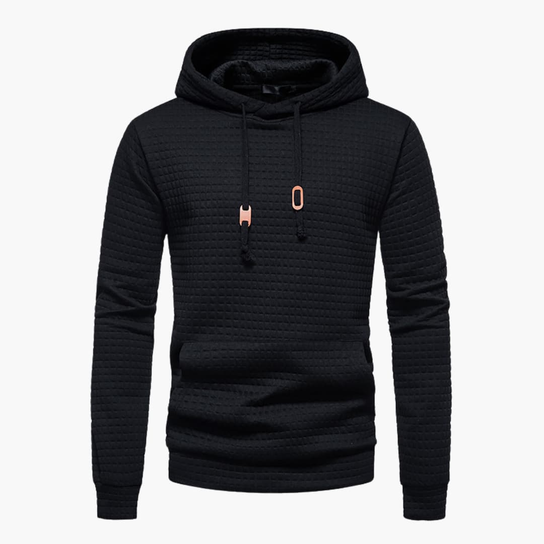 Leon – Gemütlicher Hoodie mit Strukturdesign