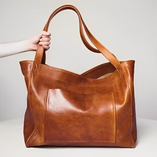 Marisol | - Vintage Leder-Schultertasche