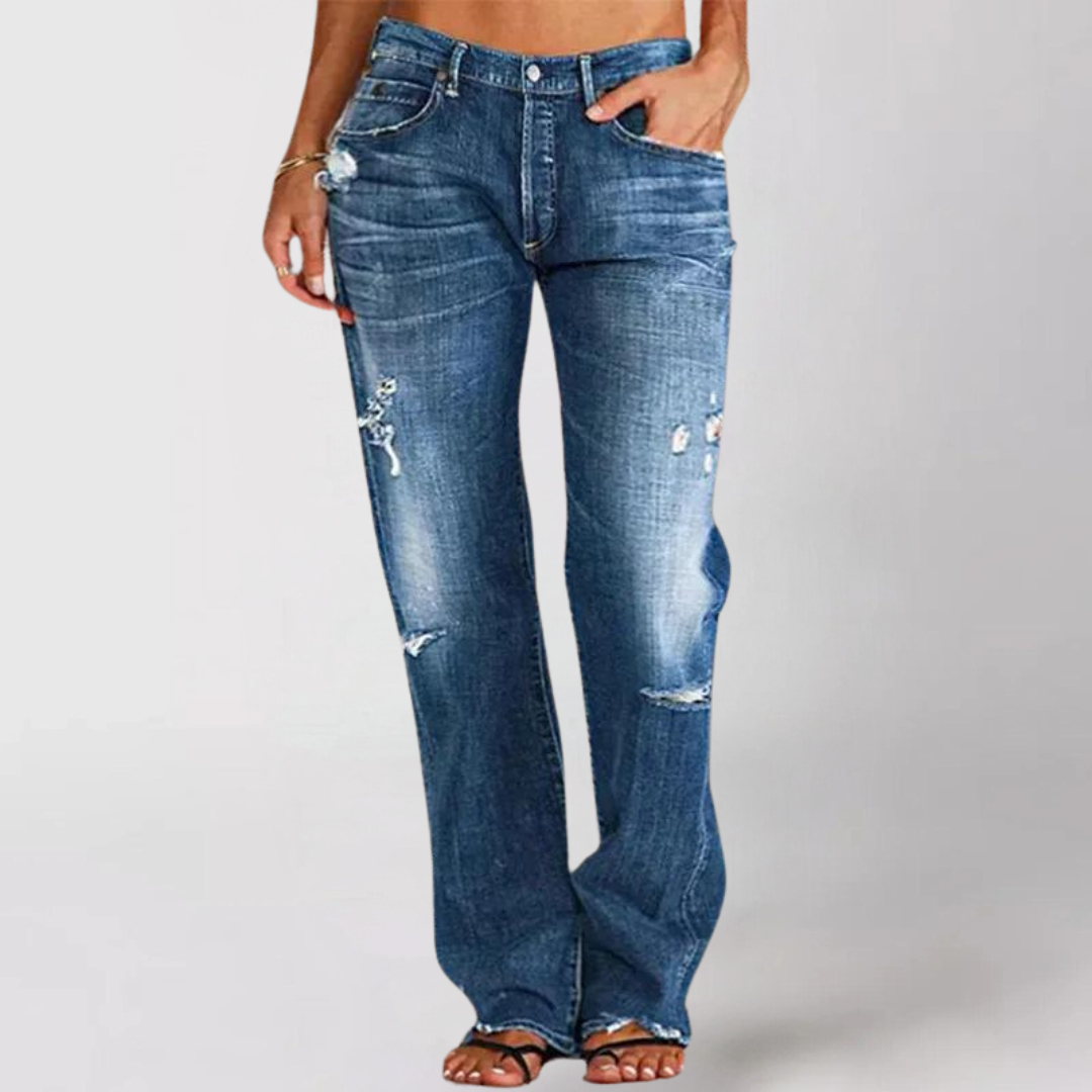 Viktoria - Damen-Jeans mit lockerer Passform