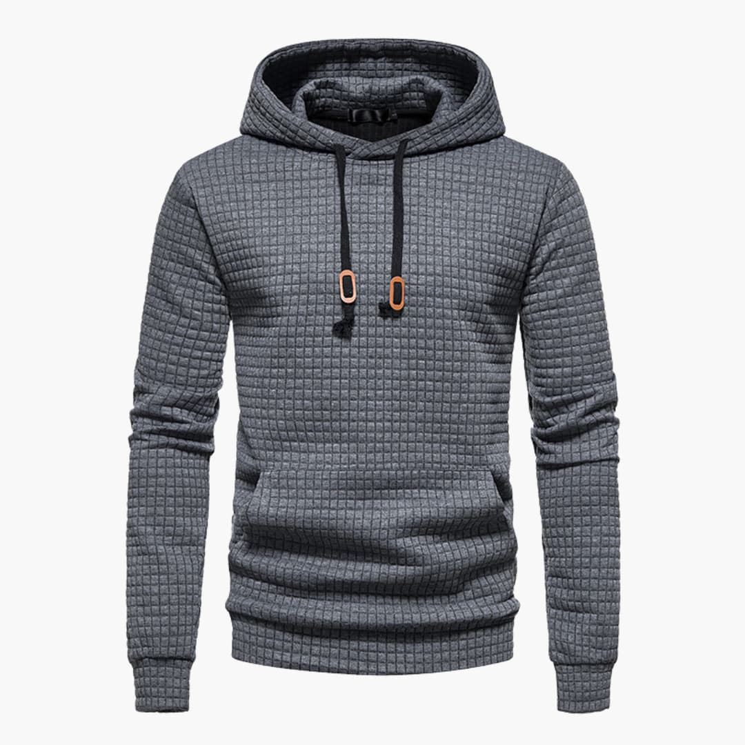 Leon – Gemütlicher Hoodie mit Strukturdesign