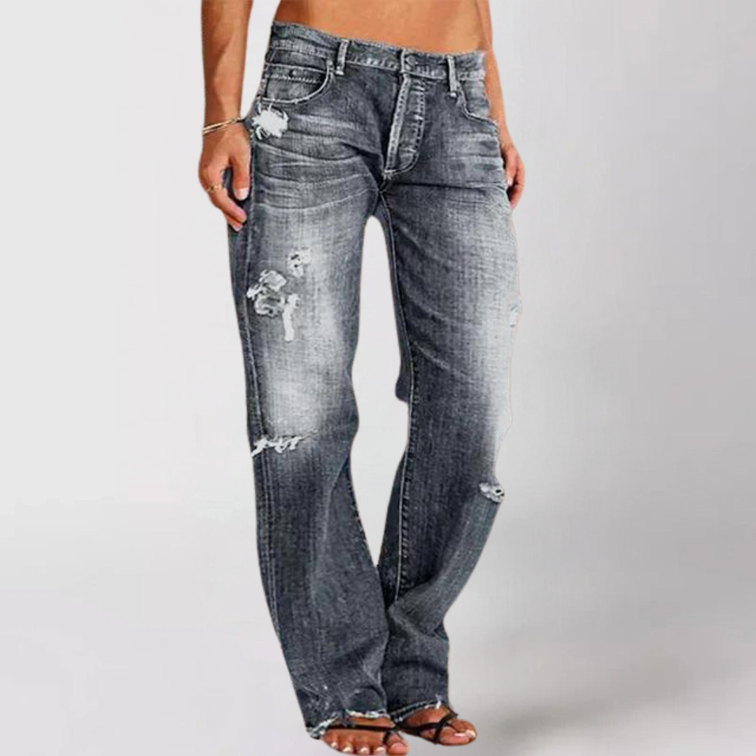 Viktoria - Damen-Jeans mit lockerer Passform