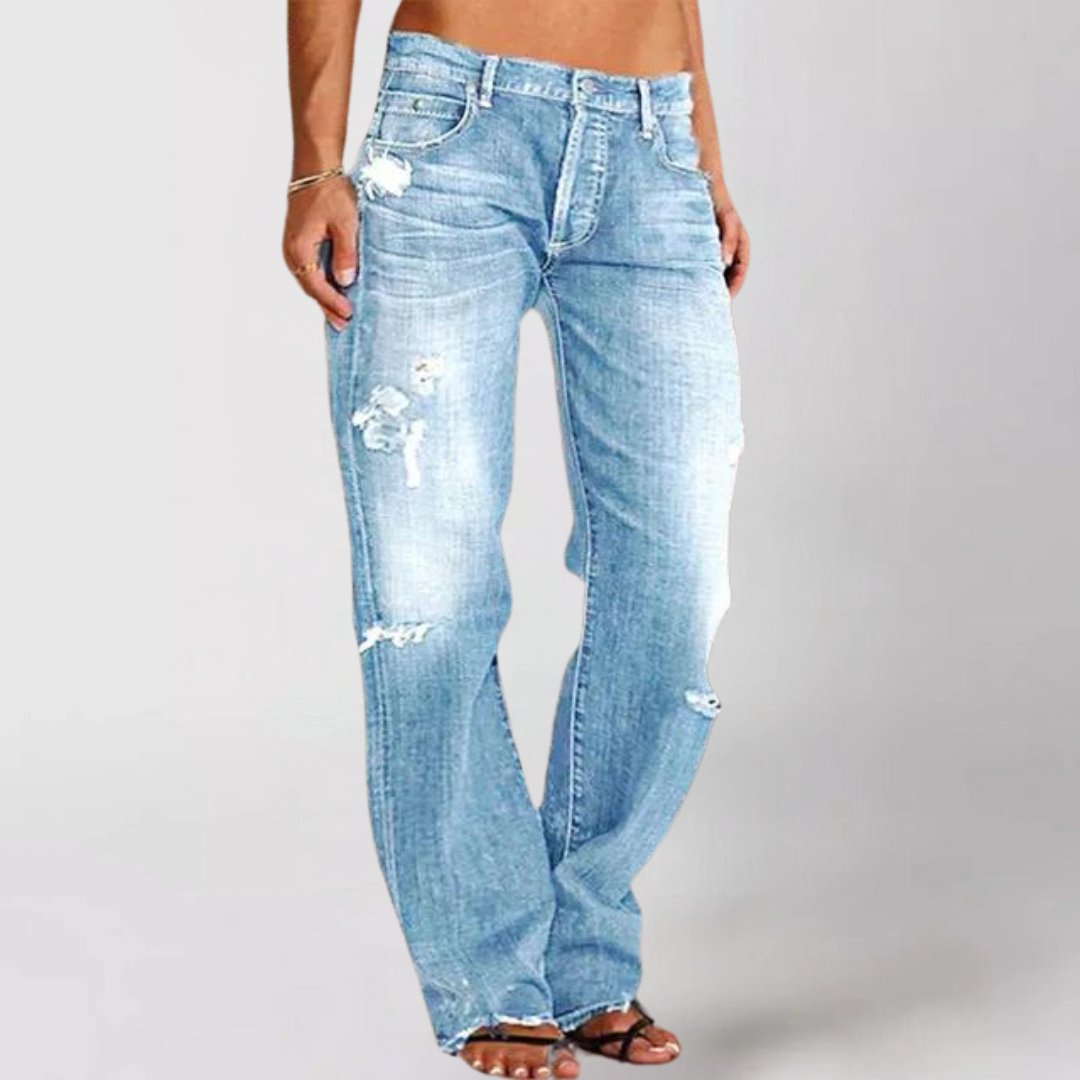 Viktoria - Damen-Jeans mit lockerer Passform