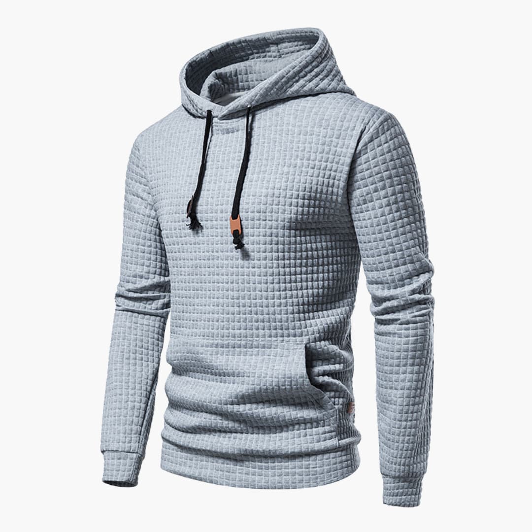 Leon – Gemütlicher Hoodie mit Strukturdesign