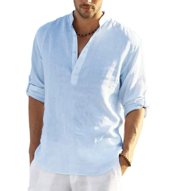 Avelin | Herren Sommer-Henley-Shirt