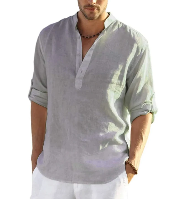 Avelin | Herren Sommer-Henley-Shirt