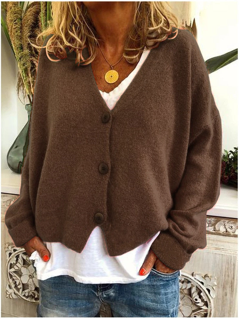 Anneliese – Kuscheliger Strick-Cardigan mit Knopfleiste