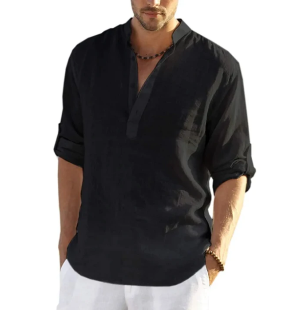 Avelin | Herren Sommer-Henley-Shirt