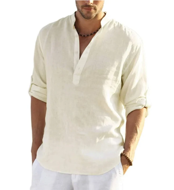 Avelin | Herren Sommer-Henley-Shirt