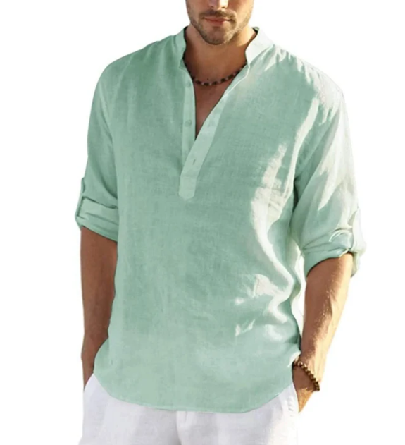 Avelin | Herren Sommer-Henley-Shirt