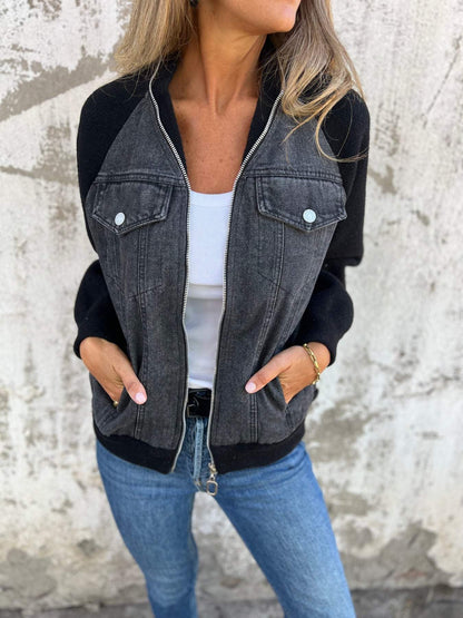 Oliva - Moderne Jacke mit Denim