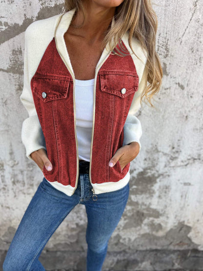 Oliva - Moderne Jacke mit Denim