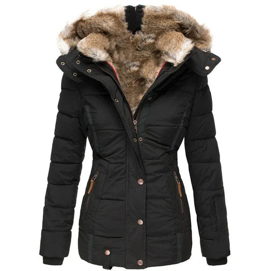 Leonie – Winterjacke mit Fellkapuze